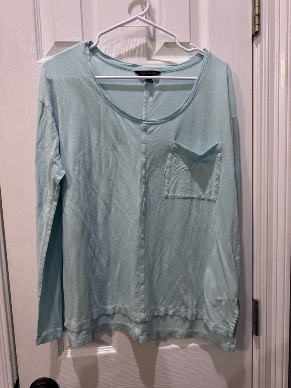 Banana Republic Light Mint Short Sleeve Tee